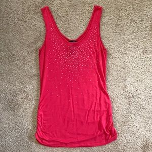 Rue 21 tank top with rhinestones, size medium